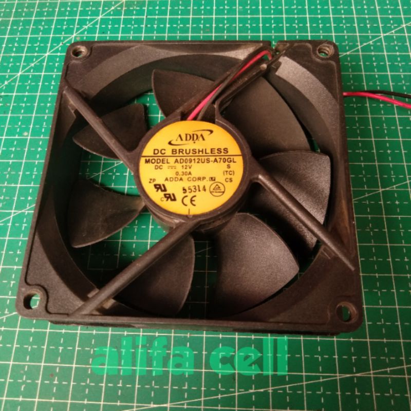 fan dc 12v kipas dc 12v fan 9cm kipas 9cm