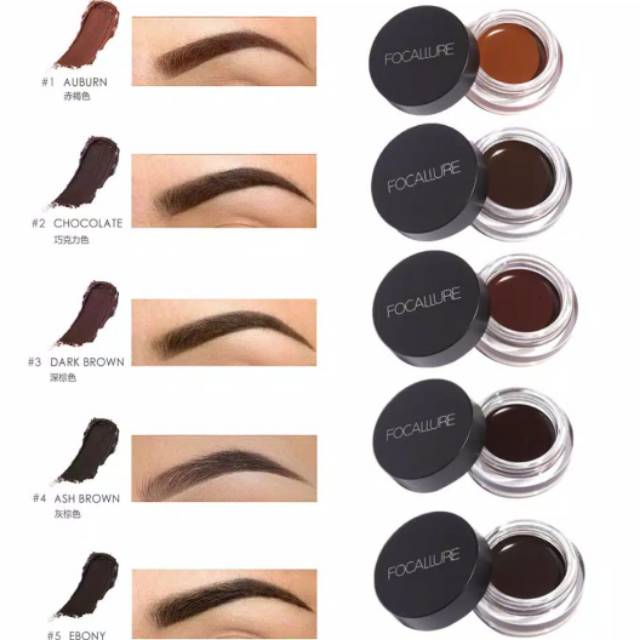 Eyebrow cream focallure (ready tasikmalaya)