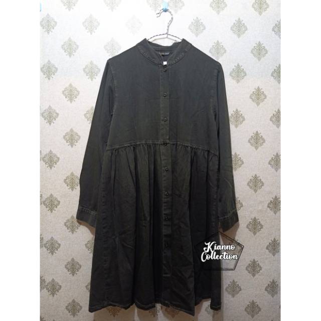 H&M Dress Tunik Denim Premium