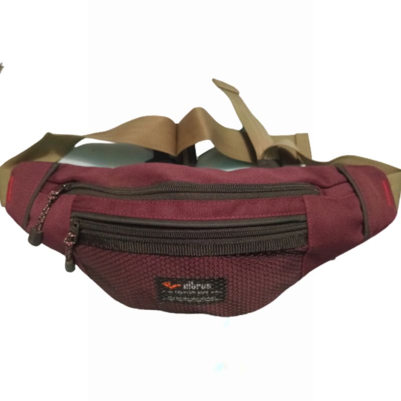 tas selempang pinggang waistbag - waistbag elbrush 307 distro