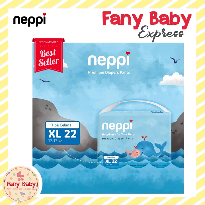 NEPPI BABY DIAPERS PANTS M / L / XL / XXL - POPOK CELANA