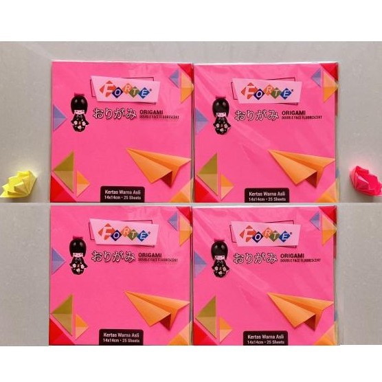 Jual Kertas Lipat Kertas Origami Forte Cm X Cm Shopee Indonesia