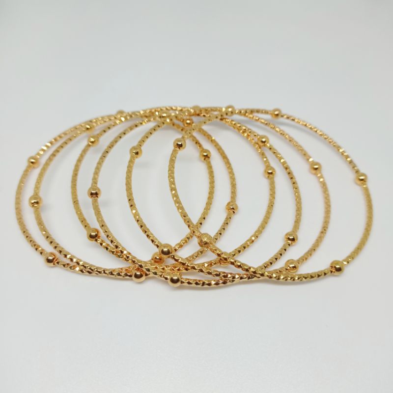 gelang keroncong dewasa isi 6 pcs, perhiasan xuping