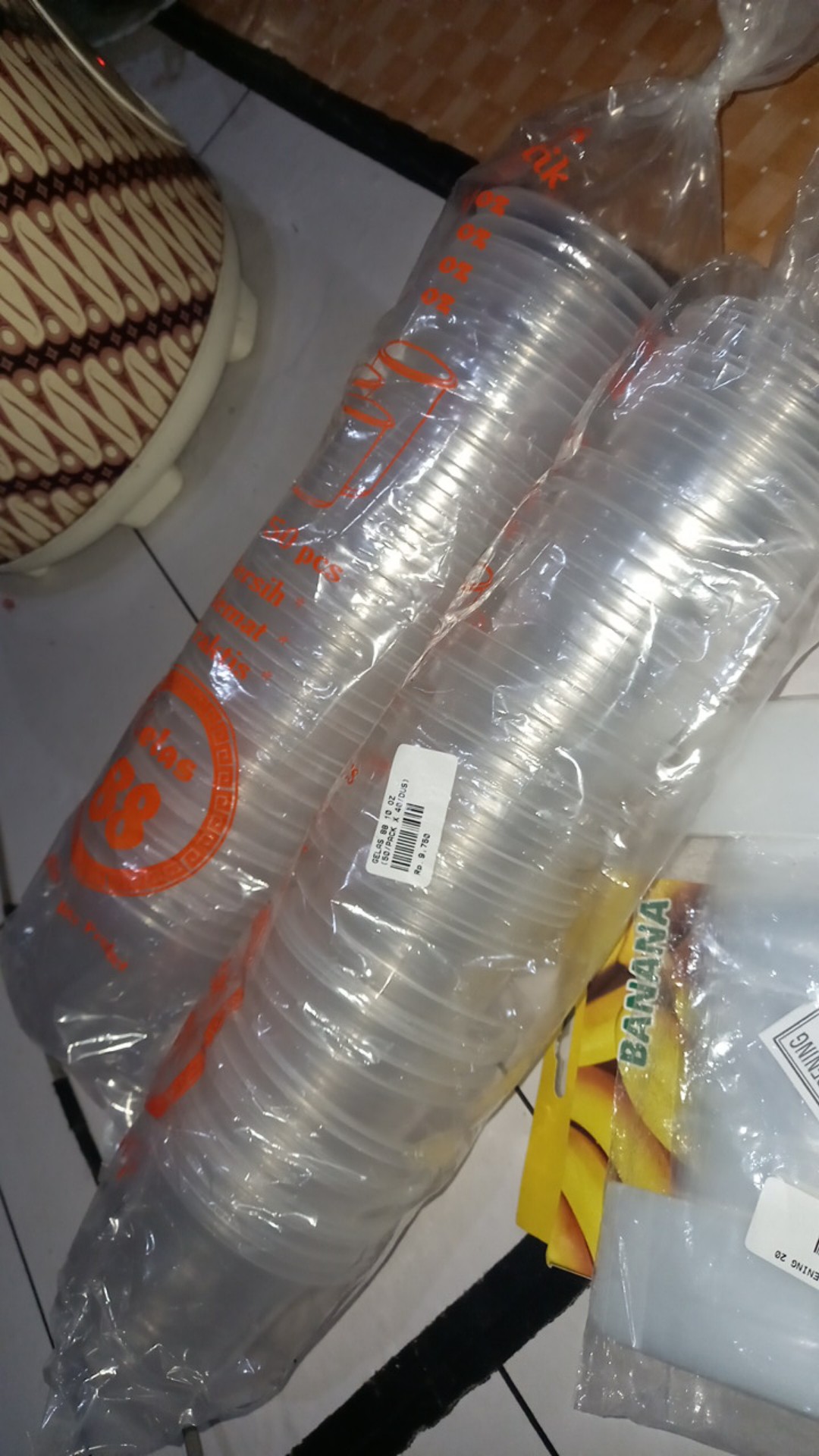 Gelas Plastik 10 Oz ( 50 Pcs )