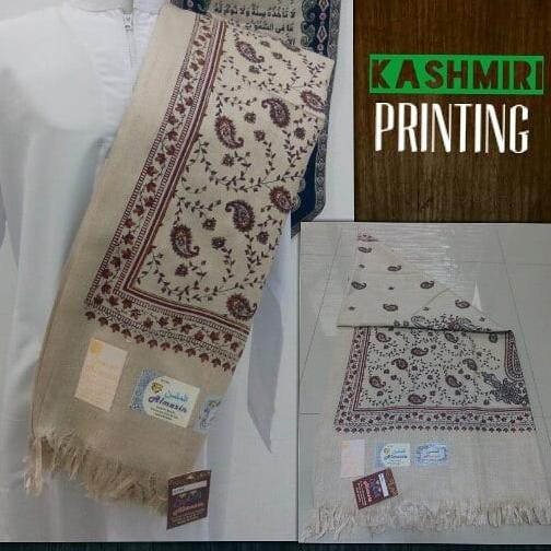 G - 267 Sorban Kashmiri Import India ORI print / surban kashmir shawl motif / habib habaib syal