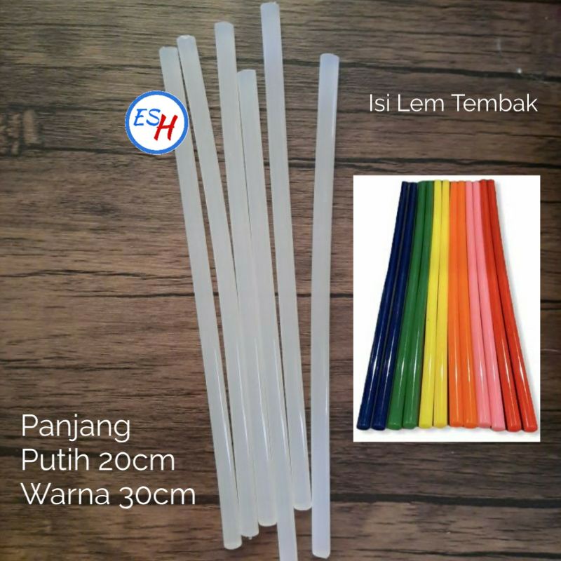 Refill Lem Tembak 7mm l putih l warna warni