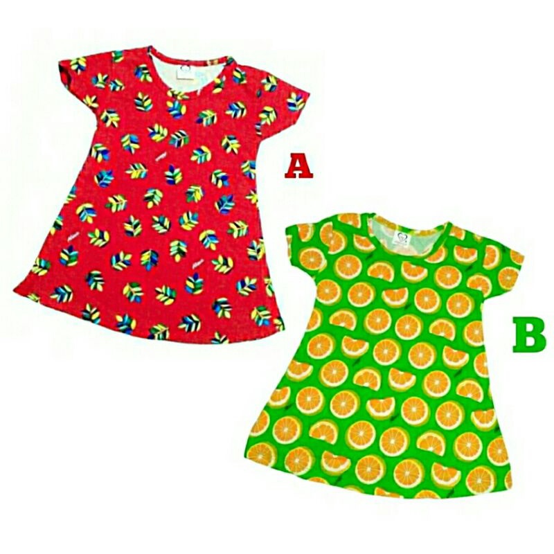 Baju daster lengan anak bayi perempuan sampai usia 1 tahun fashion anak murah kekinian baju santai-2