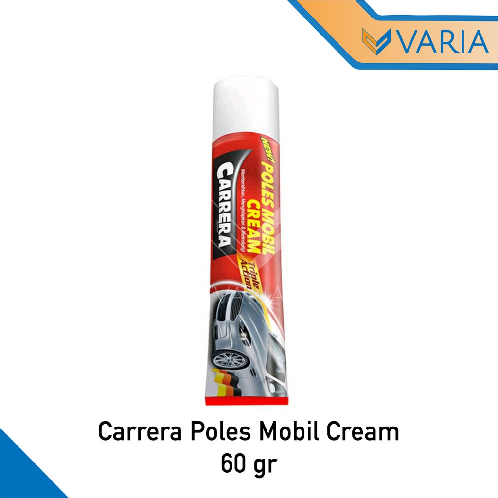 Carrera Poles Mobil Cream 60 gr Polish Wax Krim Pengkilap Body Motor