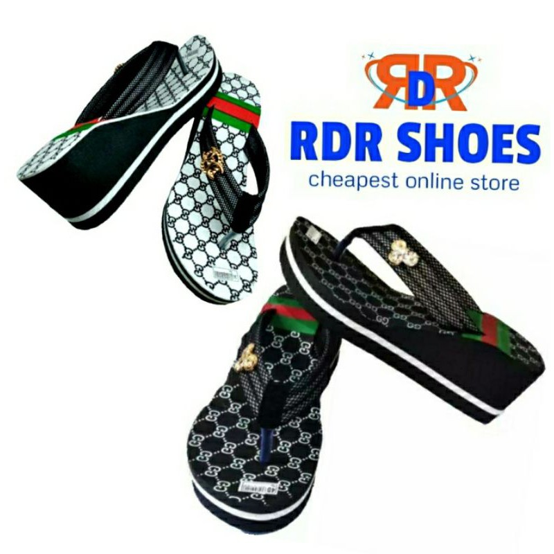 RDR sandal wanita wedges GC terbaru