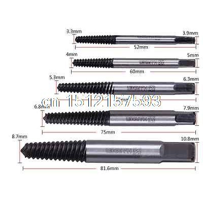 Damaged Broken Nut Bolt Screw Remover Splitter Puller Extractor PullOut Tool Set
