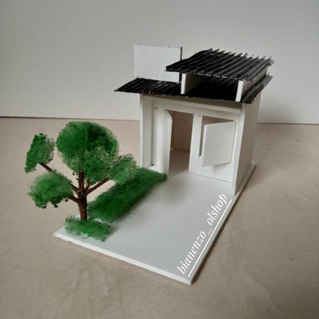 Miniatur Rumah Minimalis