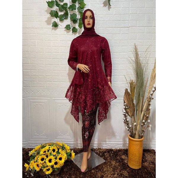 SET KEBAYA PESTA KONDANGAN | SET KEBAYA MAURI | KEBAYA BRUKAT | SET TUNIK BRUKAT | KEBAYA MURAH | SET KEBAYA BUSUI | SET KEBAYA NJ MODE