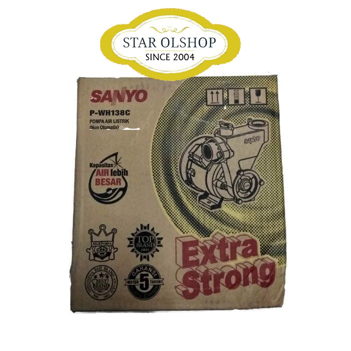 Pompa Air Booster Sanyo 125 Wat Otomatis Dorong Shopee Indonesia