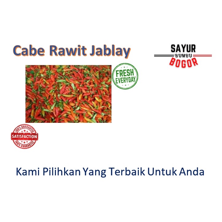 

Cabe Rawit Jablay / Cabe Rawit Pedas / Sayur Segar / Sayur Bumbu