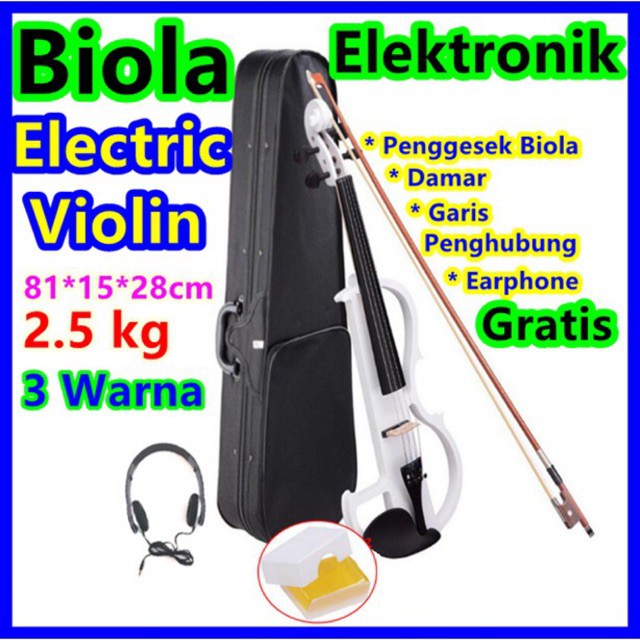 (Gratis Ongkir) Alat Musik Biola Elektrik Biola