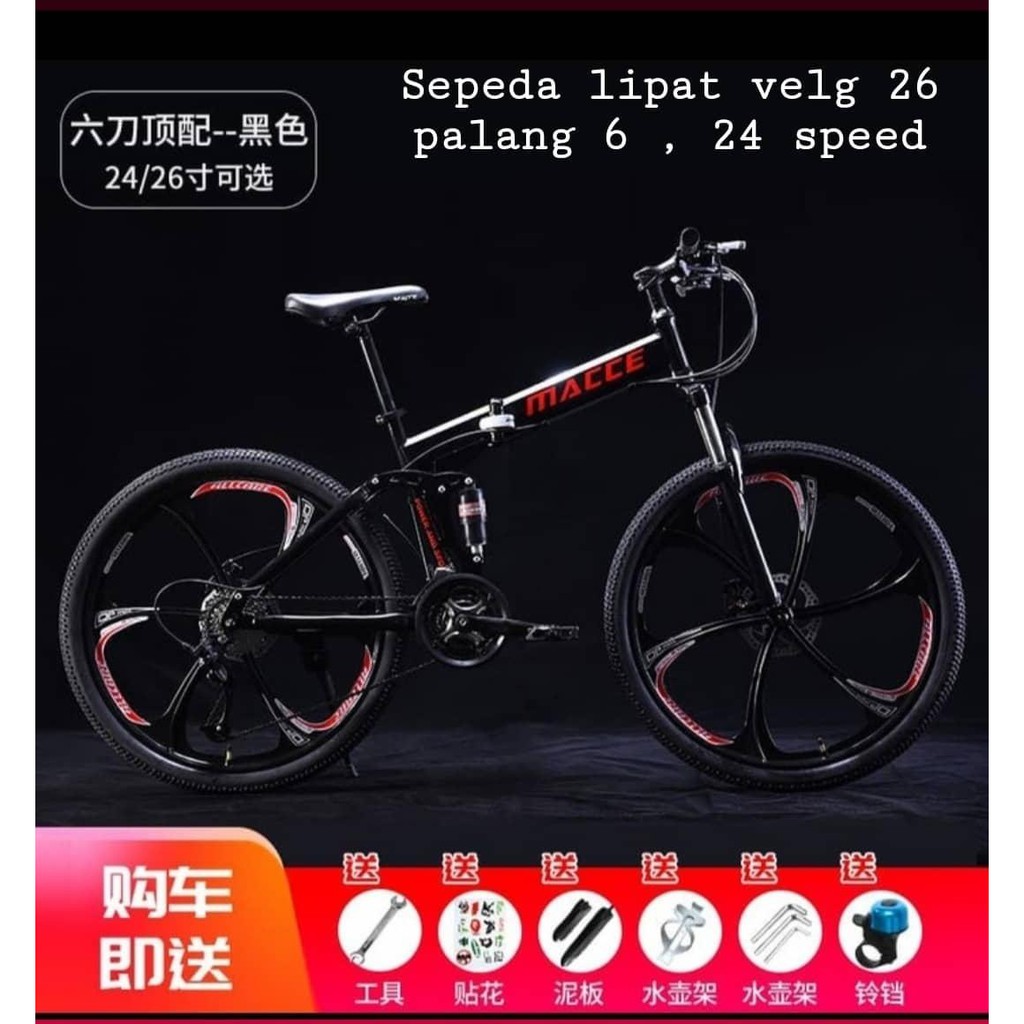 Ready stock ! Sepeda Lipat mountain Bike import Quality