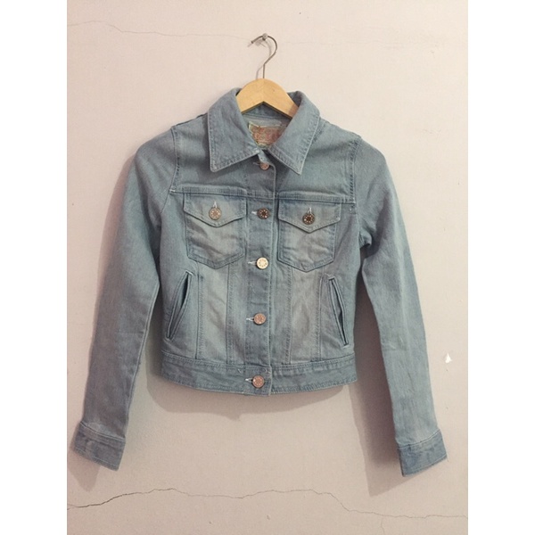 CECIL MCBEE JAKET JEANS CROP OUTER BRANDED JAPAN ORIGINAL NEW WITH TAG