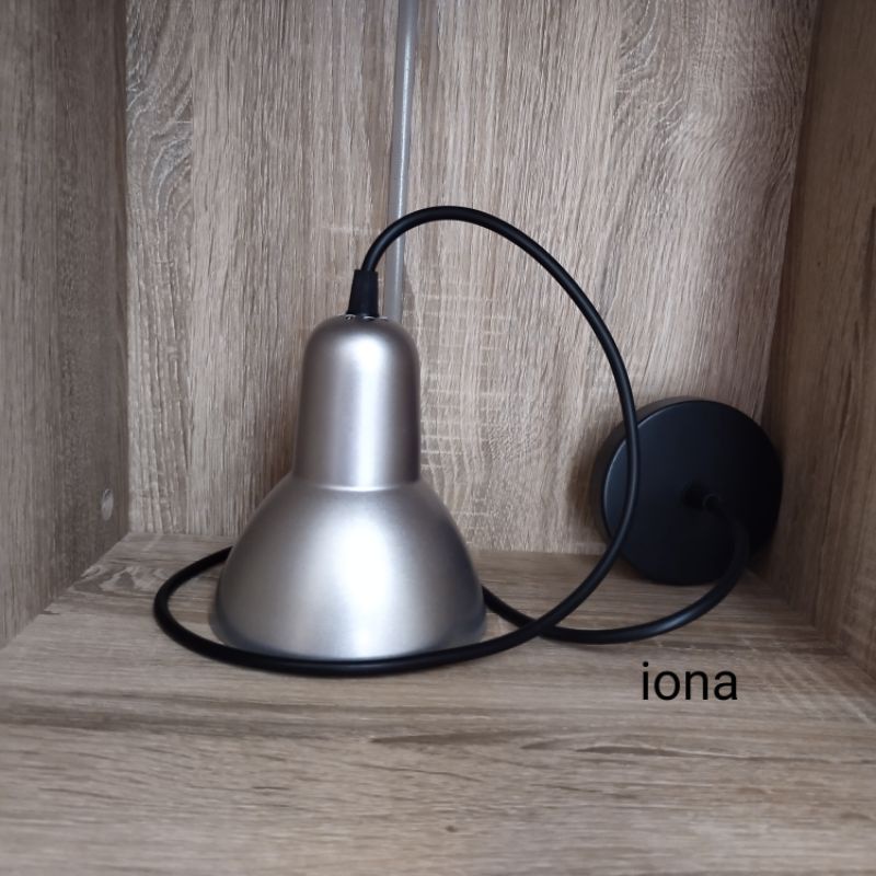 Lampu gantung mini bar lampu cafe silver lhg 104