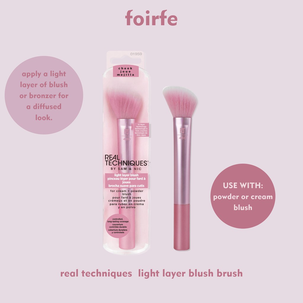 real techniques light layer blush brush