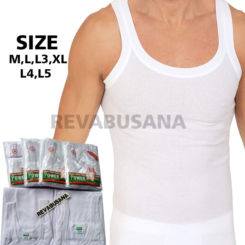 Singlet Kaos Dalam Pria Dewasa Kaos Kotang Pria M L XL L3 L4 L5