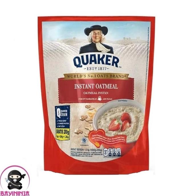

Cuci Gudang Awal Tahun QUAKER Instant Oatmeal 1200 g Cuci Gudang Awal Tahun