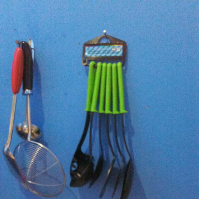 [cod] Sodet Set Warna Isi 6 Pcs / Kitchen Tools / Peralatan Masak Sutil Spatula Centong