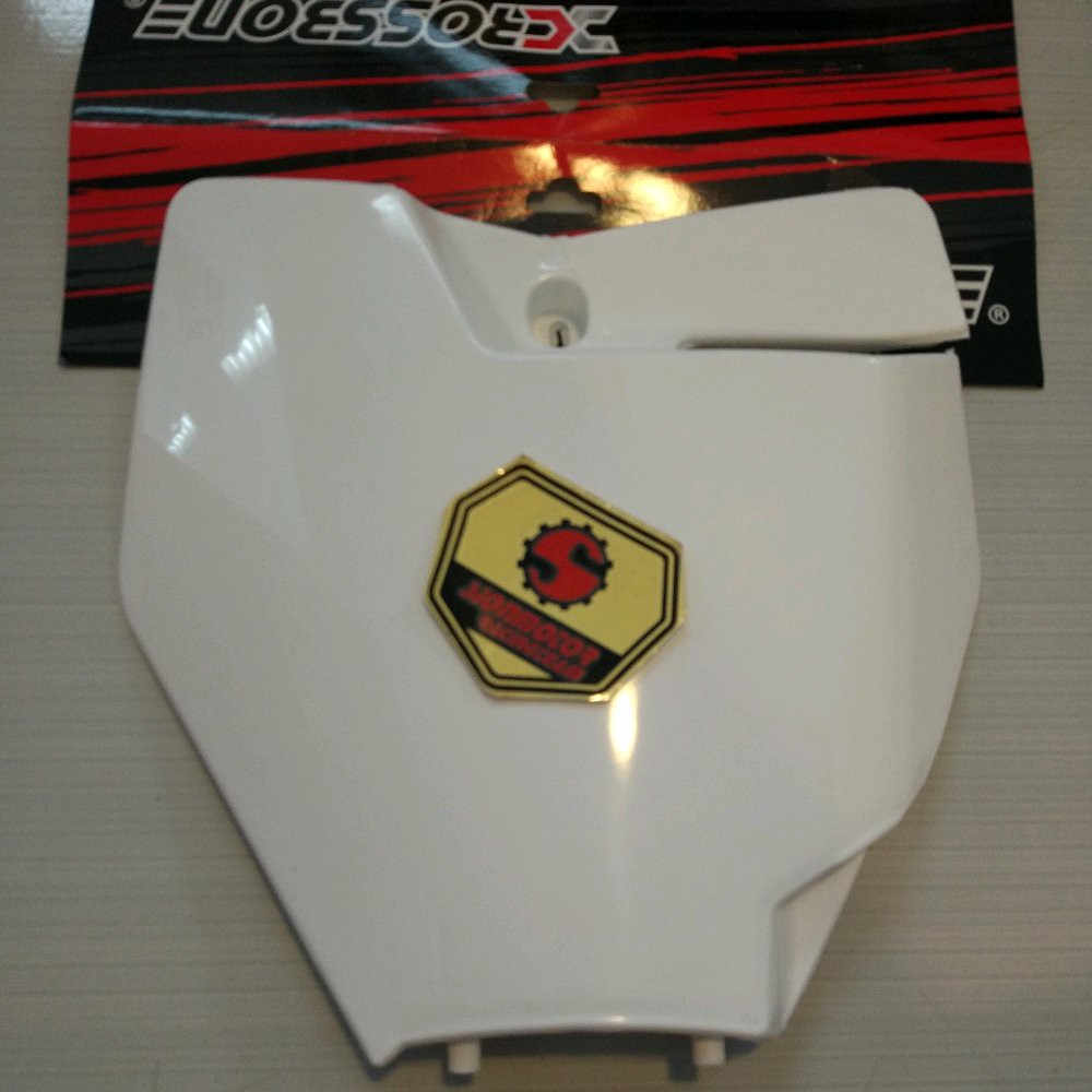 Cover Plat No Papan Nomor Start / Plat Number KTM 6day 250 Putih XCrossbone