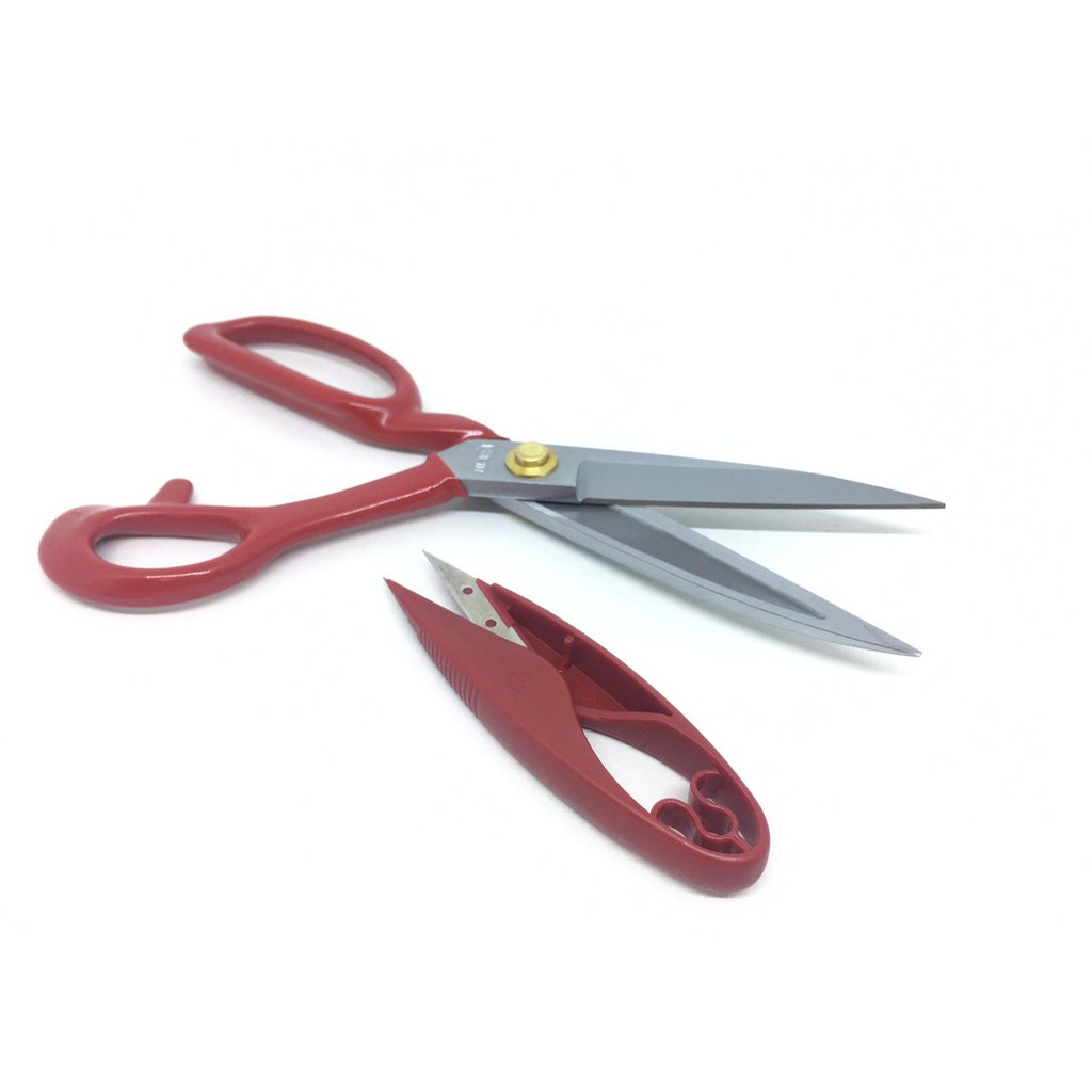 Gunting Potong Bahan Kain Gunting Pin Merah 1094 1194 High Quality 8” 9” 10”