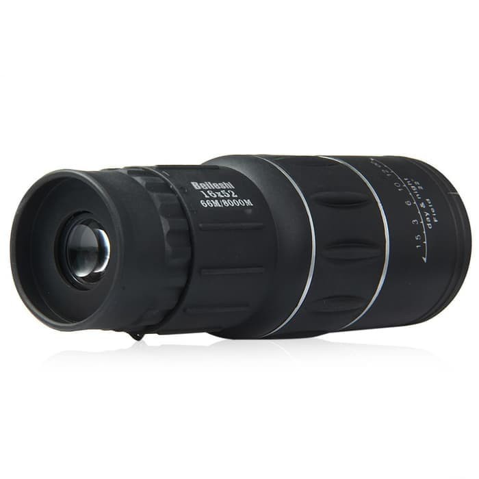 Hot Promo! TEROPONG BEILEISHI 16X52 BLACK MONOCULAR FOCUS TELESCOP WATERPROOF Baru!