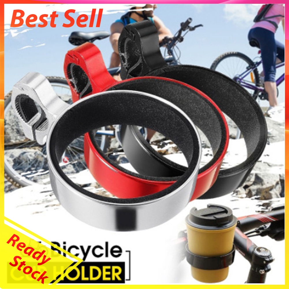 Aluminum Bicycle Cup Holder Bike Coffee Drinks Cup Handlebar Mount Stand