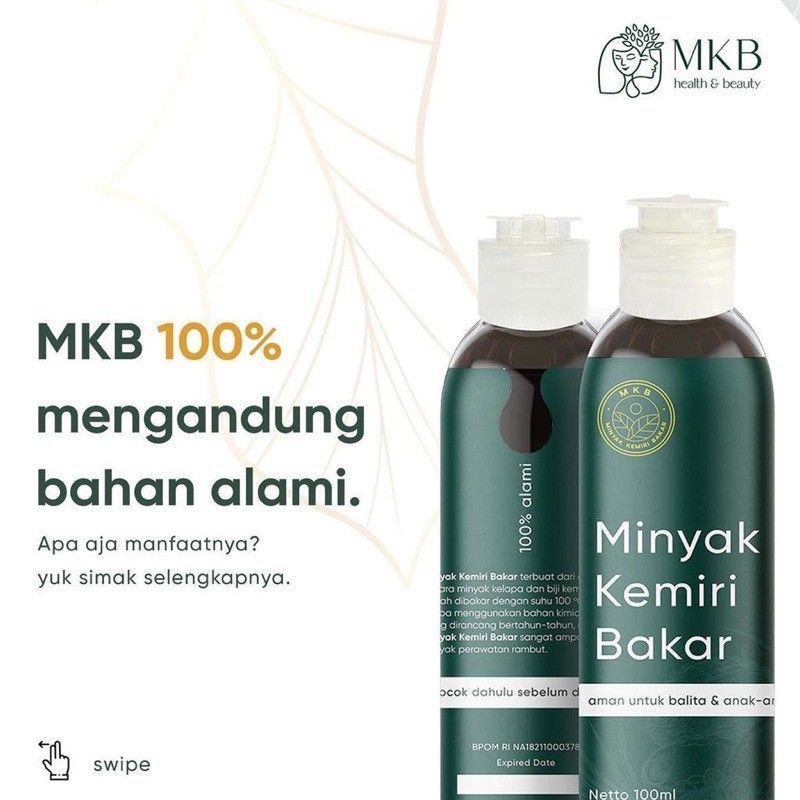 HCS - 100% Original Minyak Kemiri Bakar Asli Bali / MKB Bali (BPOM)