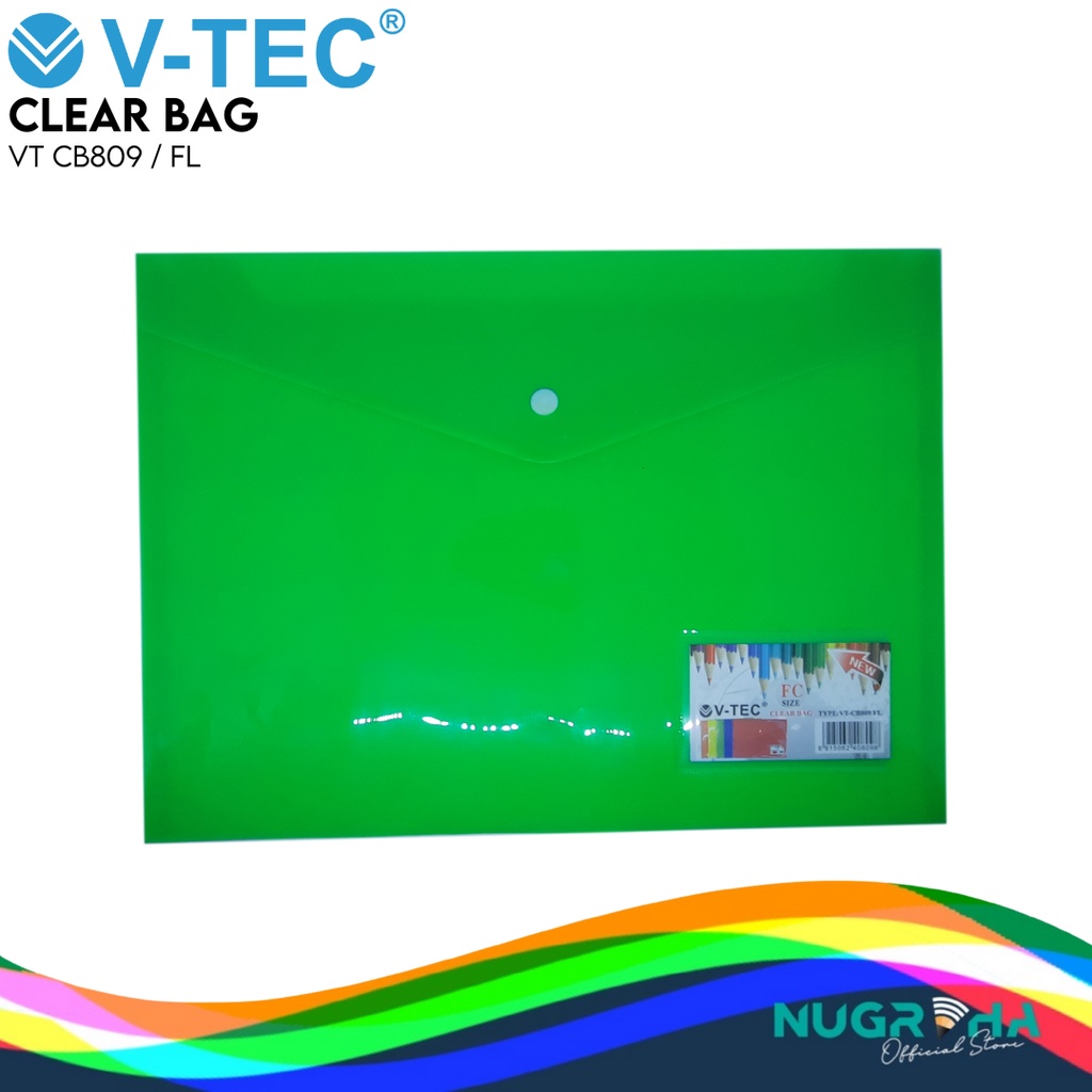 

V-TEC DOCUMENT BAG VT-CB809 / FL FOLIO CLEAR BAG