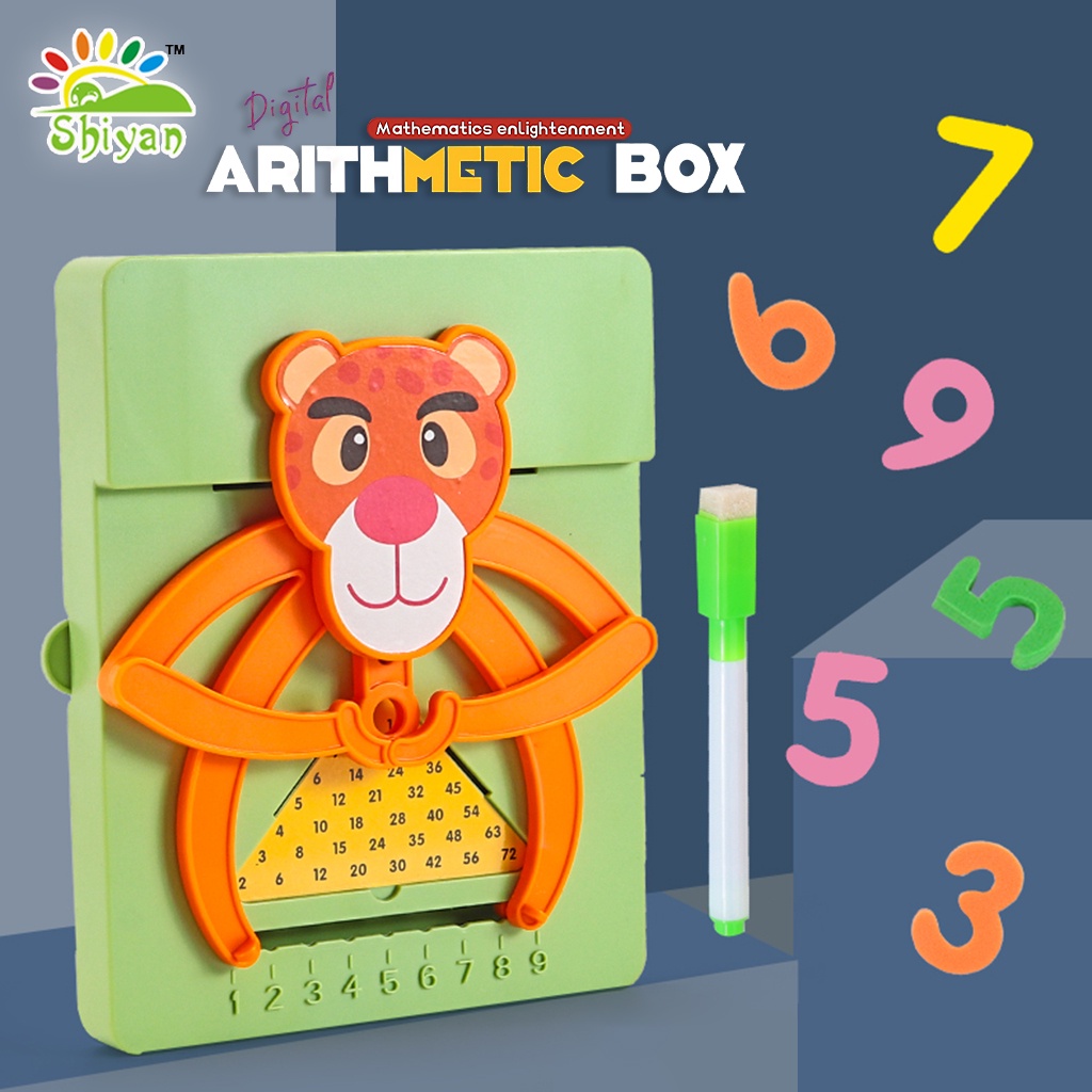 [Shiyan] mainan edukasi matematika dengan box dan papan tulis mini arithmetic box education toys