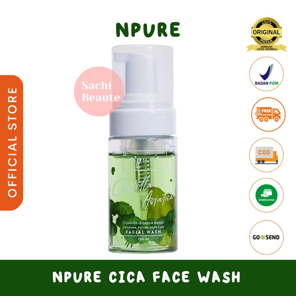 NPURE CICA Face Wash / NPURE CICA FACE WASH WITH BRUSH