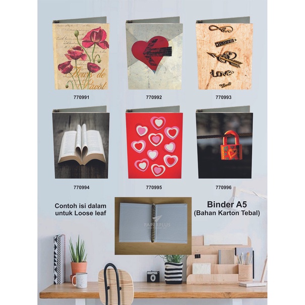 

Binder A5 / Binder Note A5 / Love / Set 3020
