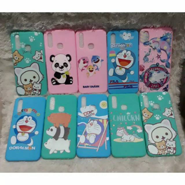 Soft case candy karakter/silikon gambar kucing doraemon