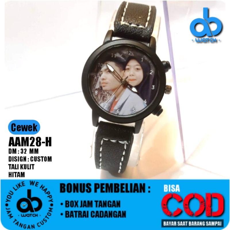 Jam Tangan Custom Design Foto &amp; Nama | Bisa Request Design