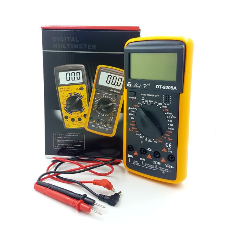 Avometer / Multitester digital / Digital Multimeter DT-9205A by Mel-V