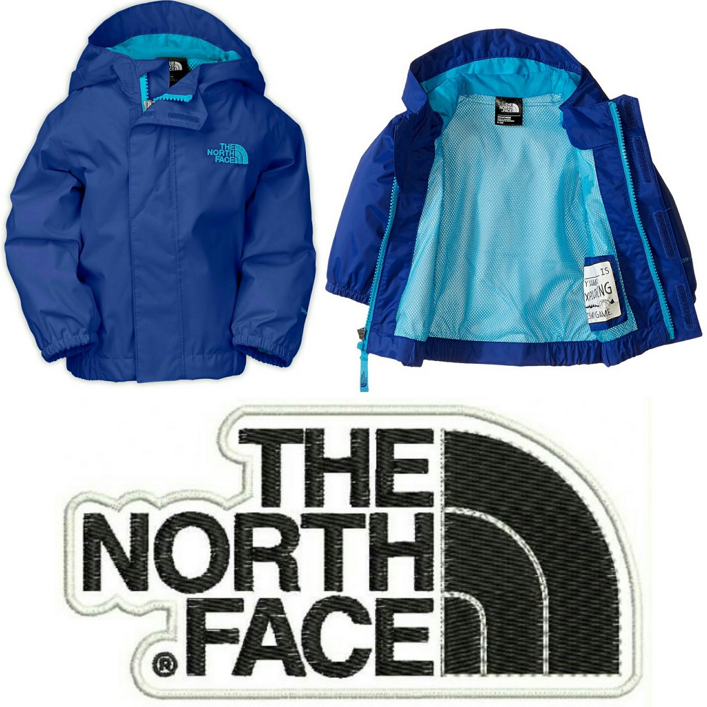 JAKET ANAK THE NORTH FACE TNF BABY KIDS TODDLER INFANT TAILOUT RAIN HOODIE OUTDOOR JACKET SIZE 6-12M