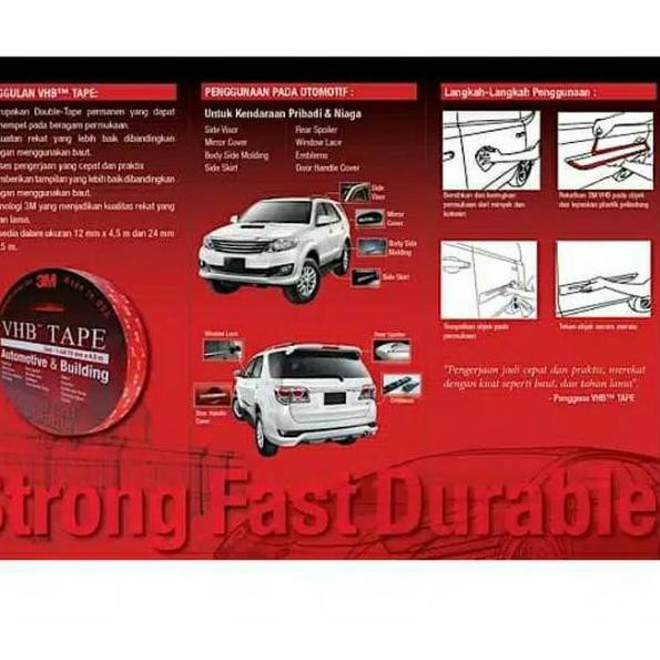 

Harga Termurah 9TDLV 3M DOUBLE TAPE VHB 24 MM x 4.5M 75 Best Produk