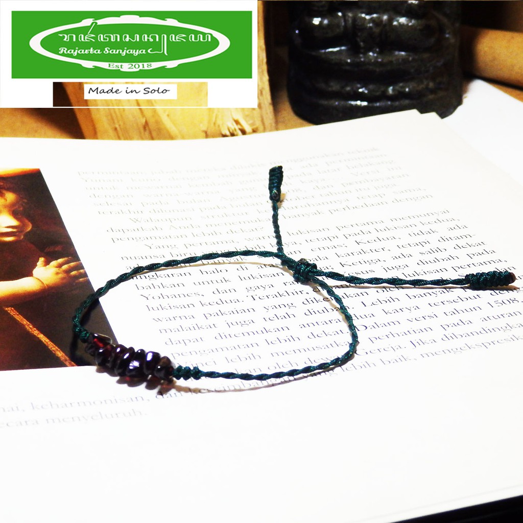 SALE 9.9 Gelang Garnet Divination Wish Bracelet