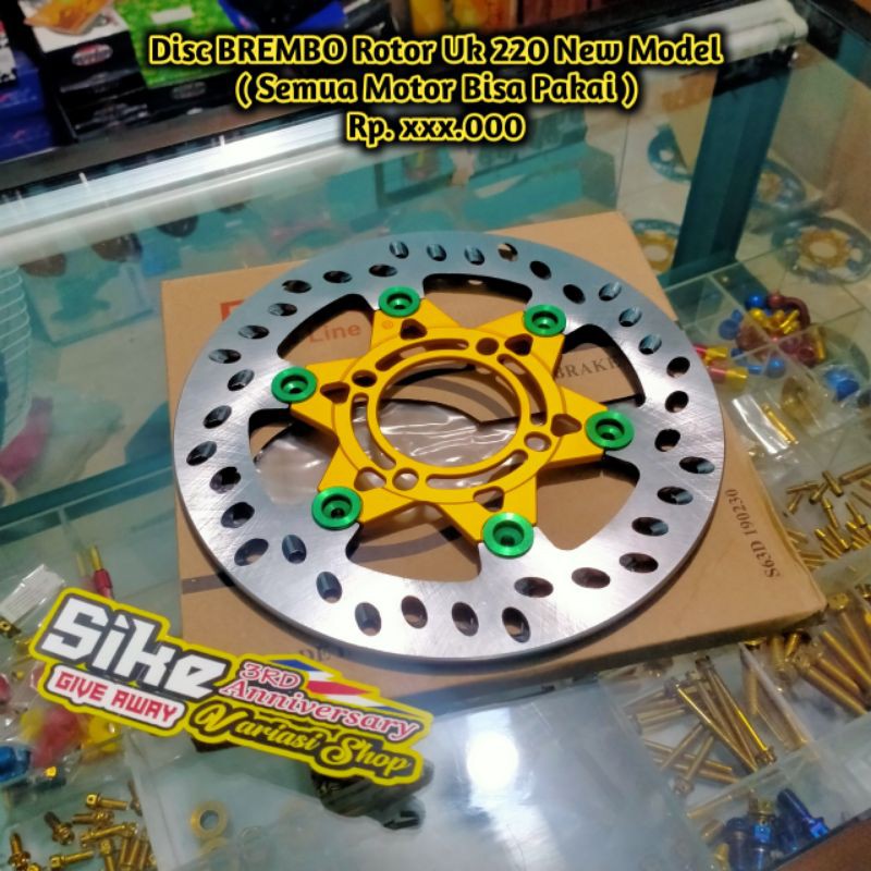 Disc Cakram Piringan Brembo Rotor Uk 220