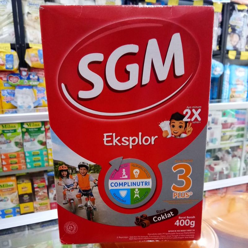 SGM EKSPLOR COMPLINUTRI 3+ MADU 150GR, MADU/VANILA/COKLAT 400GR