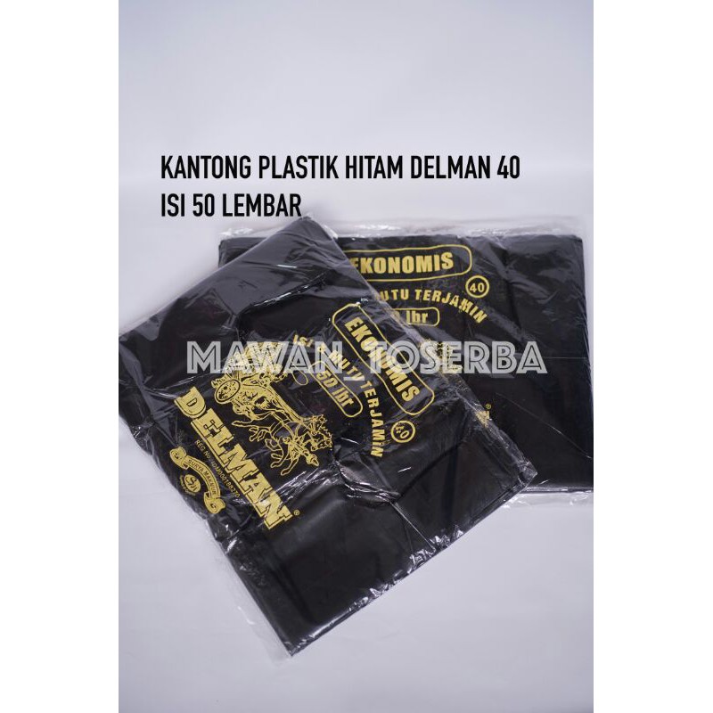 Jual Kantong Plastik Kresek Hitam Hd Ukuran Isi Lembar Delman