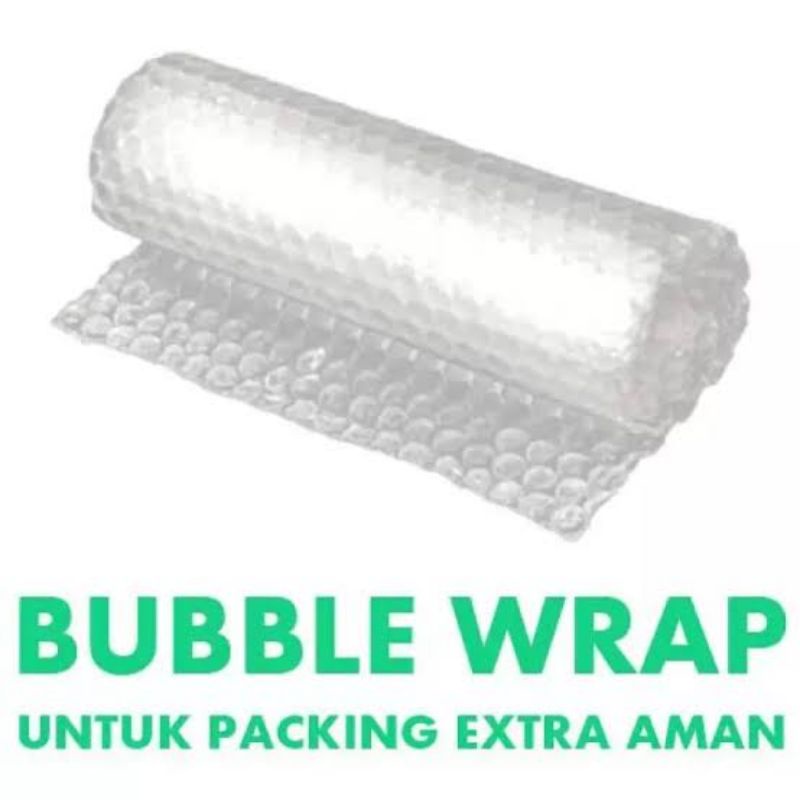 Extra bubble wrap untuk keamanan extra