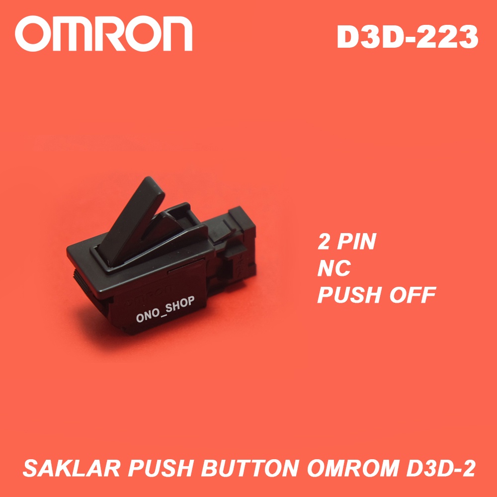 Omron D3D-2 - Saklar Push Button