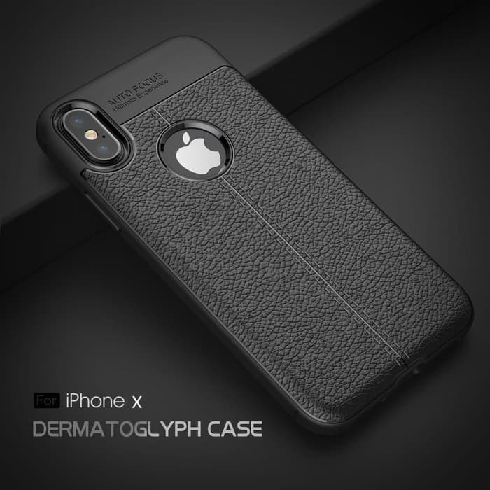 IPHONE X AUTO FOCUS CASE TPU LEATHER CASE RUBBER CASE IPHONE X