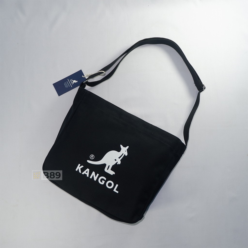 TAS SELEMPANG KANGOL SLING BAG ORIGINAL - BLACK