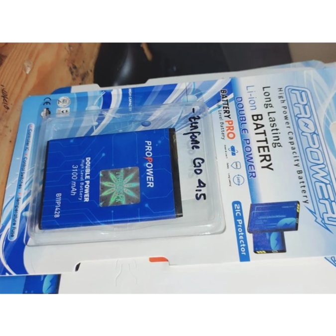 PRO POWER BATTERY BATRE ASUS ZENFONE GO 4,5 3100 MAH BATRE DOBEL POWER ASUS BATTERY