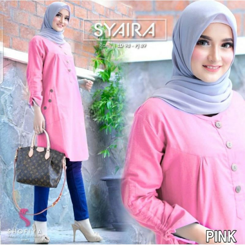 ATASAN KATUN SYAIRA TUNIK BY SHOFIYA